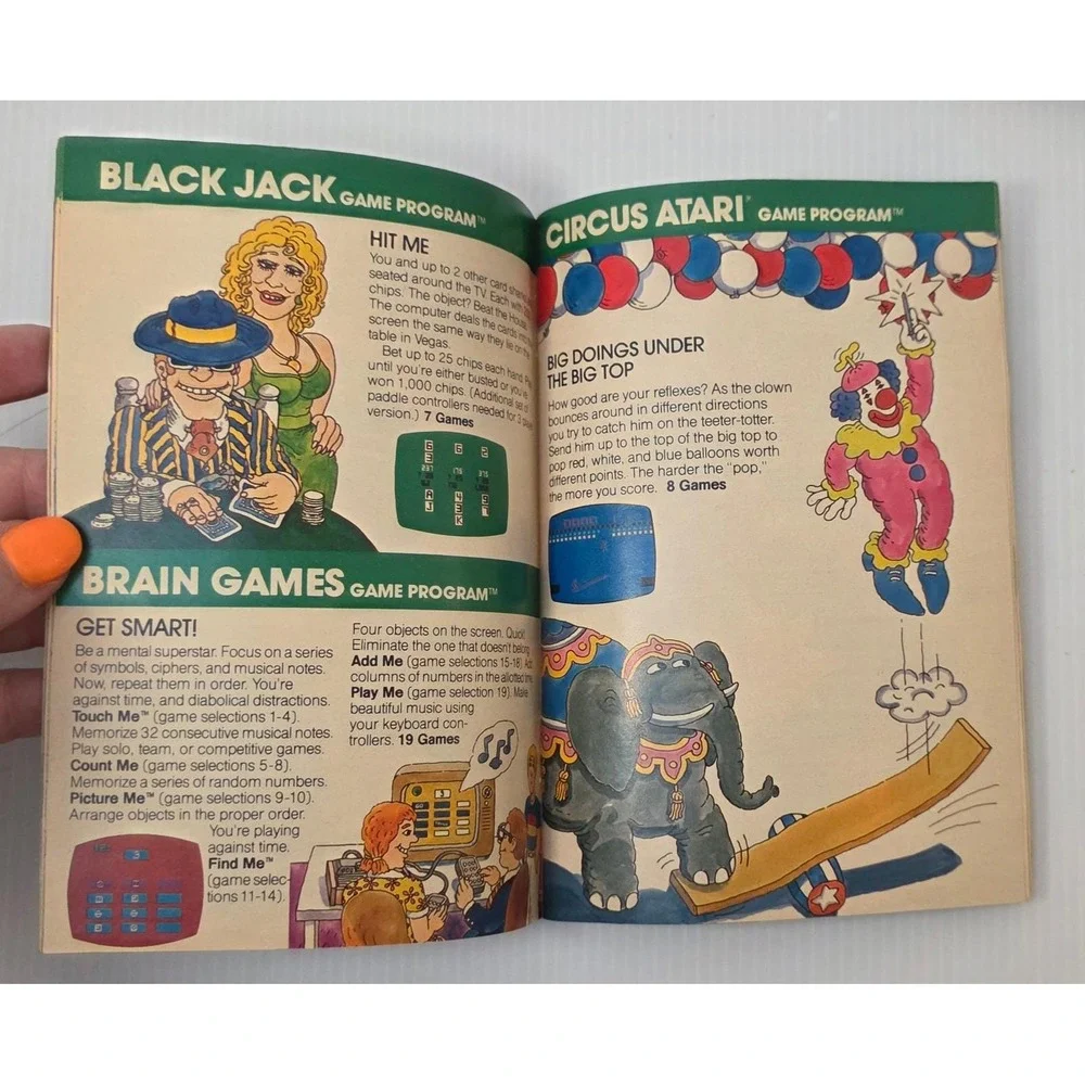 Vintage Atari Manuals Catalog Lot Defender Asteroids Breakout‎